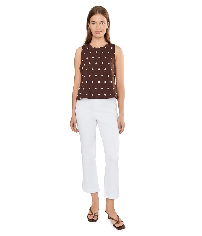 KUT from the Kloth Petite Kelsey High-Rise Flare Pants in White - Image 2