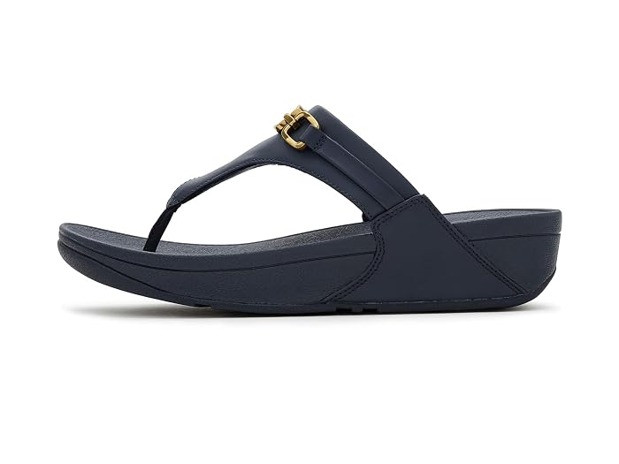 FitFlop Lulu Square-Chain Leather Toe-Post Sandals - Image 4
