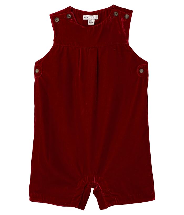 Janie and Jack Velvet Overalls (Infant)