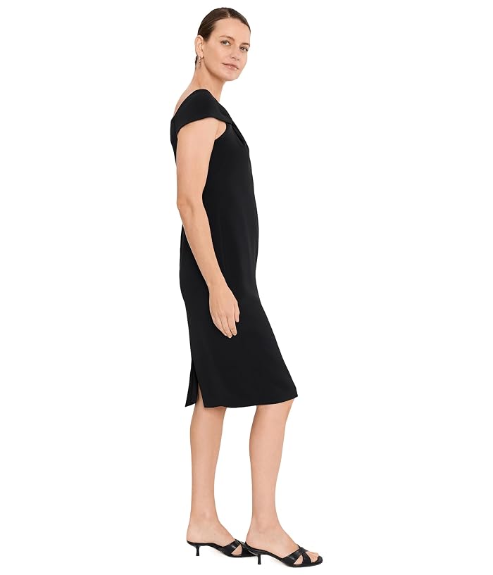 Lauren Ralph Lauren Twist-Front Crepe Cocktail Dress - Image 3