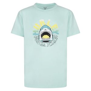 Hurley Kids Shark Peep Graphic UPF T-Shirt (Little Kid)