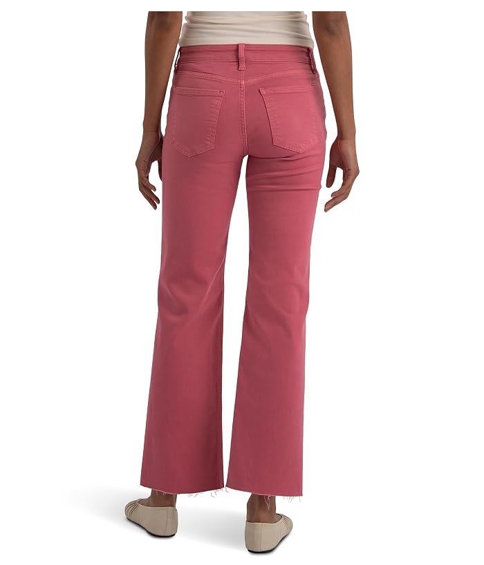 KUT from the Kloth Kelsey High-Rise Fab Ab Ankle Flare-Inset Leg - Image 3