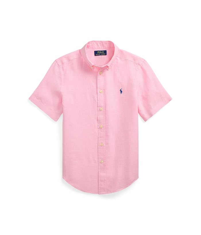 Polo Ralph Lauren Kids Linen Short Sleeve Shirt (Big Kid)