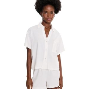 Eberjey Pima Cotton Shorts PJ Set