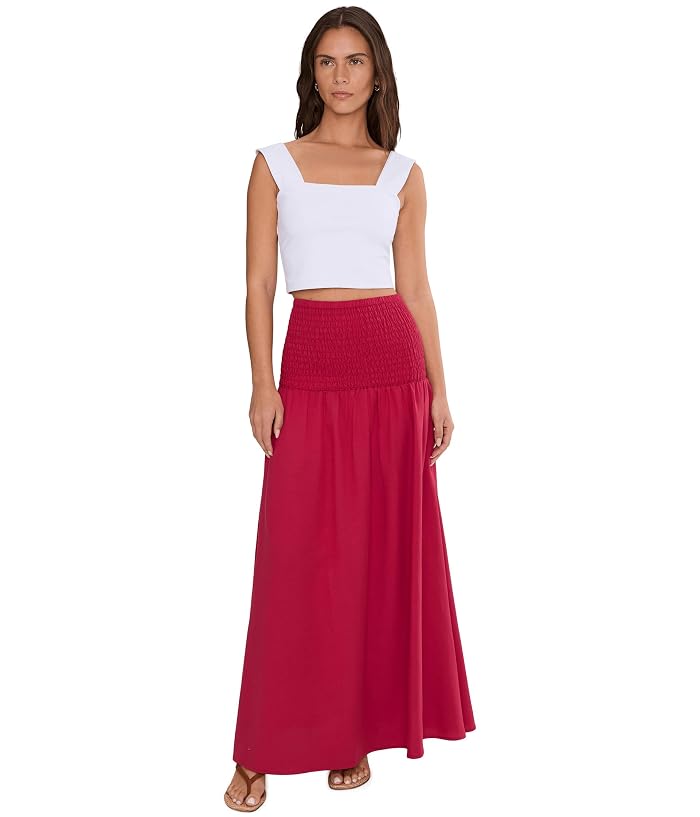 Seafolly Beach Edit Shirred Waist Midi Skirt - Image 2