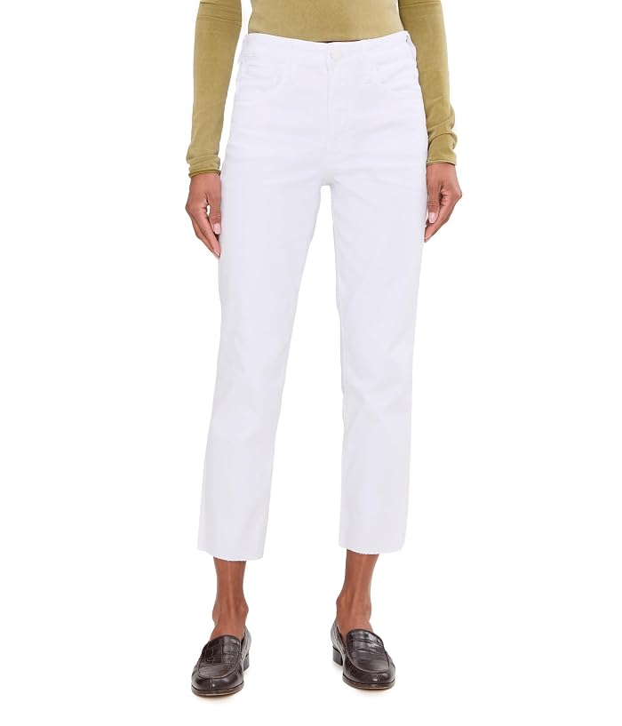 KUT from the Kloth Petite Rachael High-Rise Fab Ab Mom Raw Hem