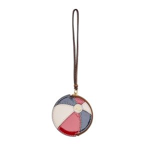 Lauren Ralph Lauren Leather Small Beach Ball Pouch