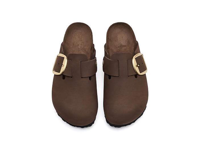 Birkenstock Boston Big Buckle Tonal Clog - Nubuck Leather - Image 2