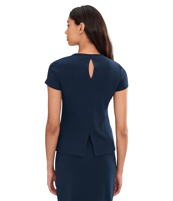 Vince Camuto Short Sleeve Shirt with Keyhole Back - Image 4