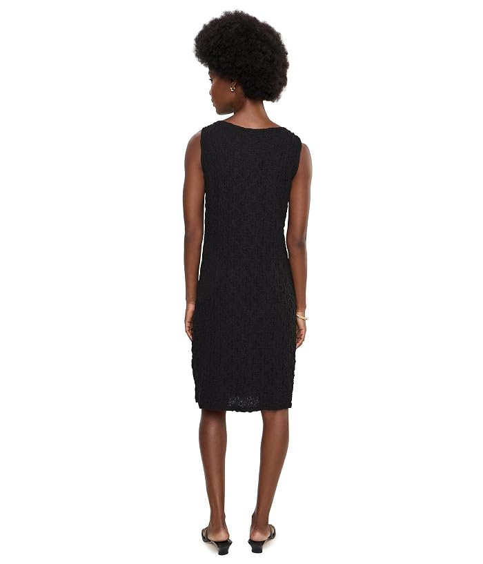 Eileen Fisher Bubble Jacquard Bateau Neck Dress - Image 4