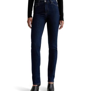 AG Jeans Mari Mid Rise Straight Extended In Modern Indigo