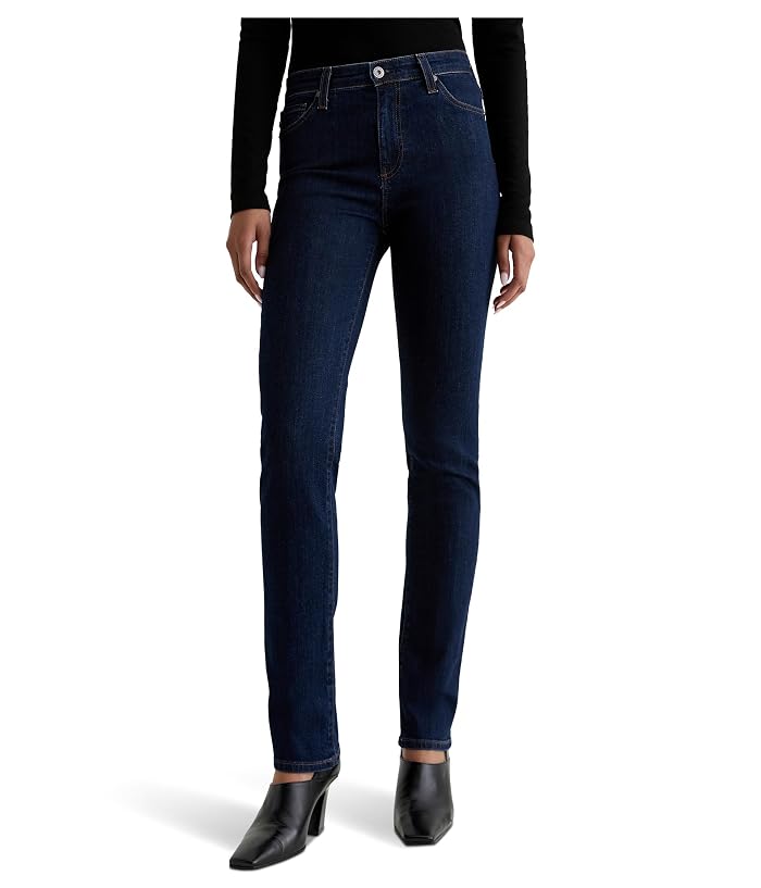 AG Jeans Mari Mid Rise Straight Extended In Modern Indigo