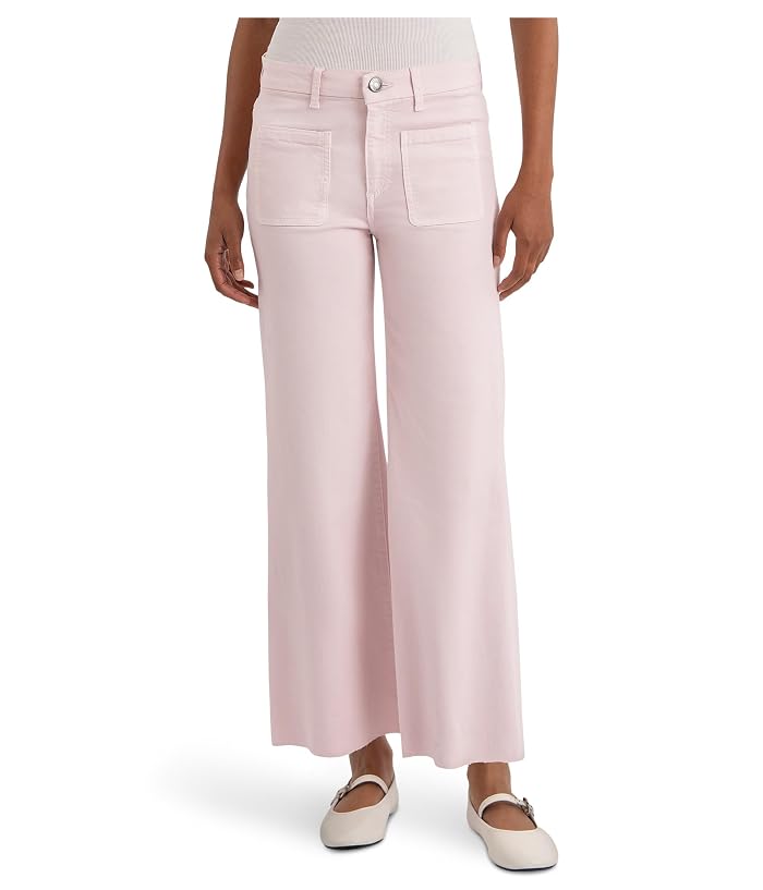 KUT from the Kloth Meg High-Rise Wide Leg Raw Hem - Image 4