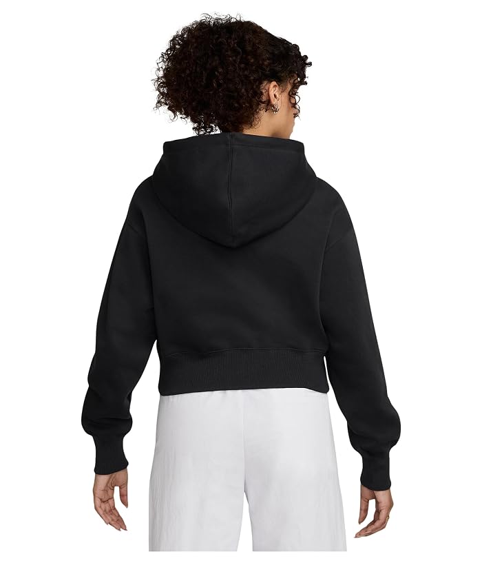 Nike Sportswear Phoenix Fleece Loose Full-Zip Crop Hoodie - Image 2