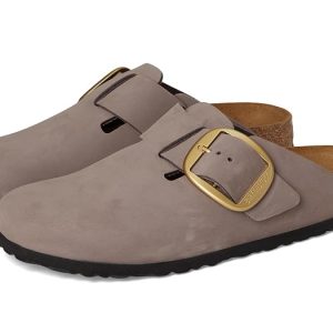 Birkenstock Boston Big Buckle Clog - Nubuck Leather