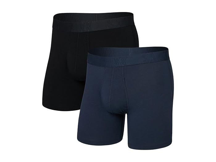SAXX UNDERWEAR Droptemp Cooling Cotton Boxer Brief Fly 2-Pack