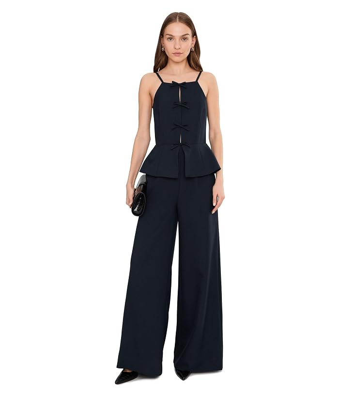 Avec Les Filles Bow Vest Twofer Jumpsuit - Image 2