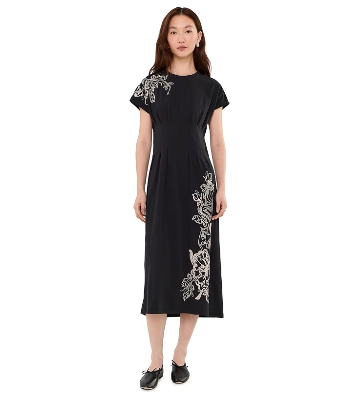 Johnny Was Pleated Waist Knit Dress