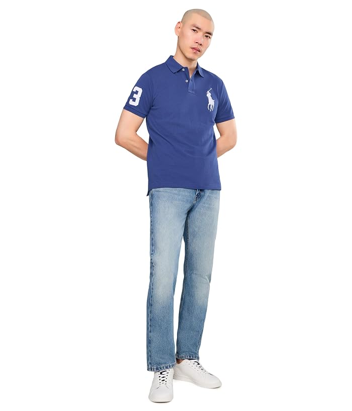 Polo Ralph Lauren Custom Slim Fit Big Pony Mesh Polo Shirt - Image 2