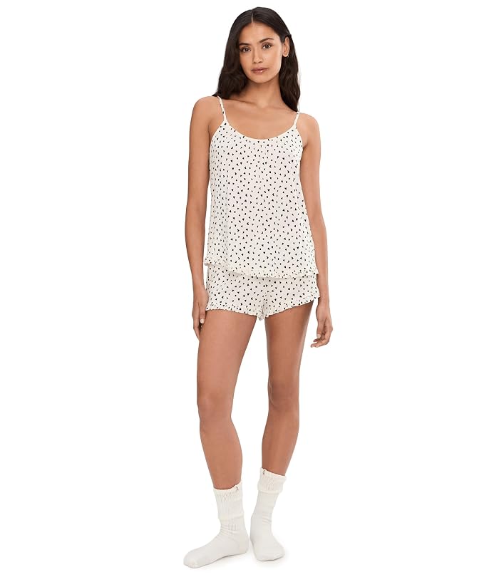 Eberjey Gisele TENCEL™ Printed Modal Ruffle Cami & Shortie Short Set