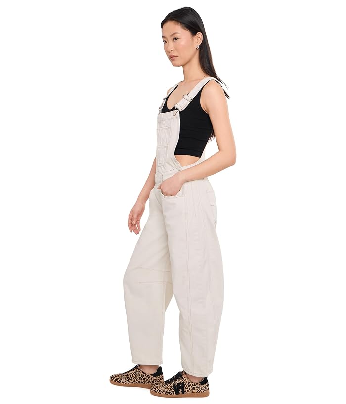 Free People We The Free Good Luck Barrel Overalls - Image 3