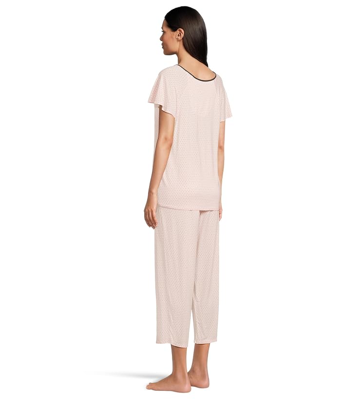 Kate Spade New York Short Sleeve Cropped PJ Set - Image 3
