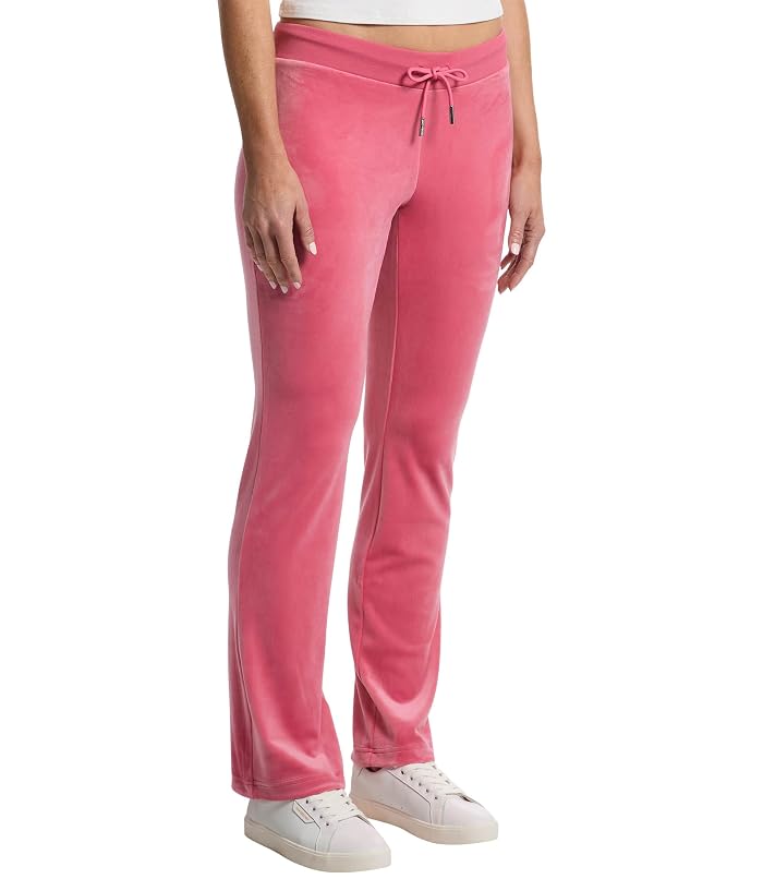 Juicy Couture Luxe Velour Rib Waist Velour Pants with Mixed Ston - Image 2