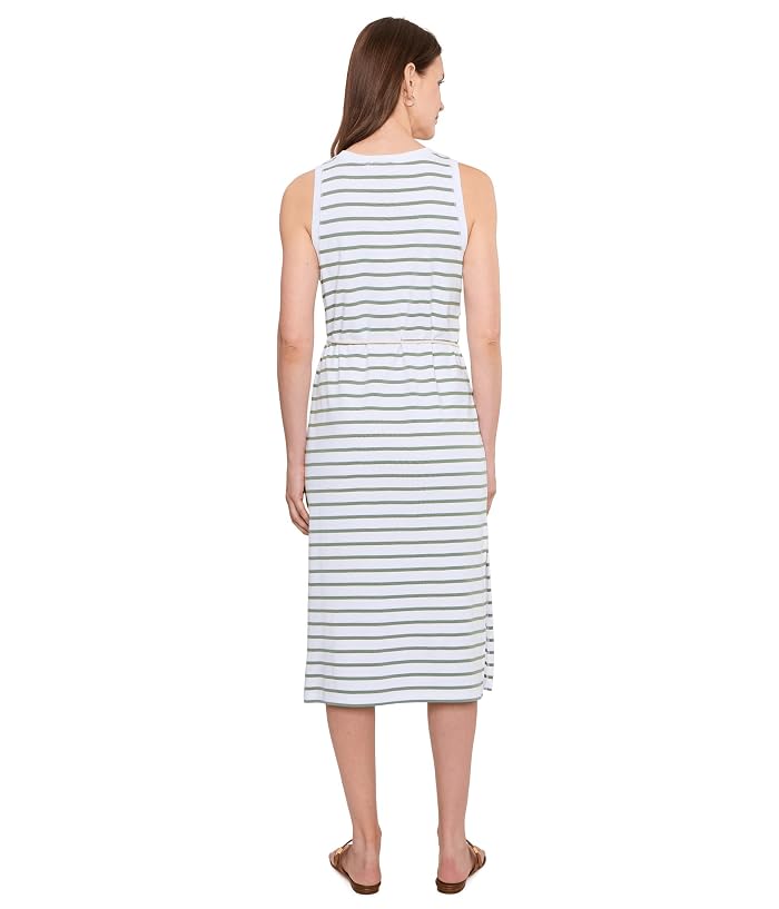 Lilla P Rib Stripe Side Slit Tank Dress - Image 3