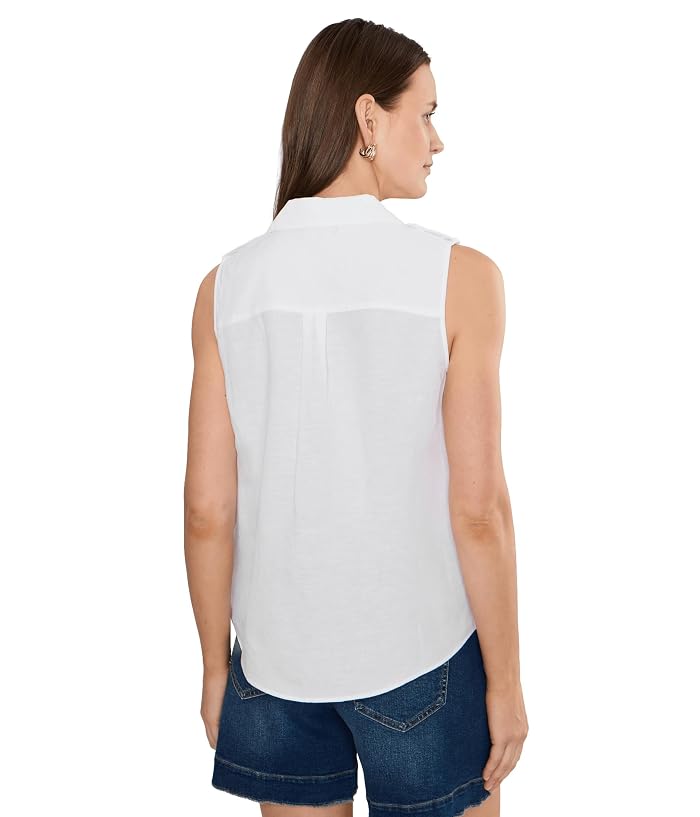 NYDJ Sleeveless Gabrielle Blouse - Image 4