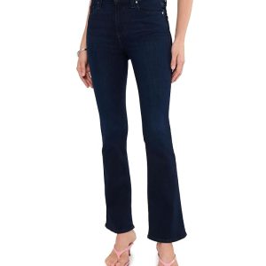 Paige Petite High-Rise Manhattan Boot Reverse Sm Beltloops in The Forum