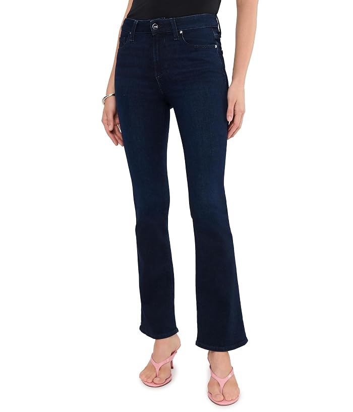 Paige Petite High-Rise Manhattan Boot Reverse Sm Beltloops in The Forum