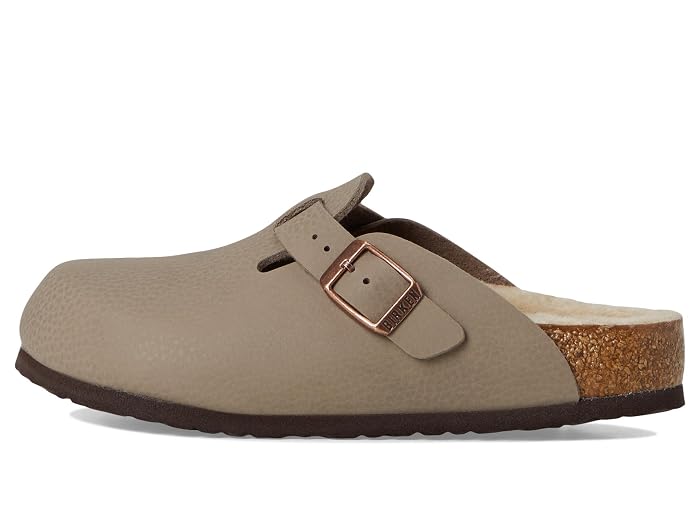 Birkenstock Kids Boston Shearling Lined Birkibuc (Toddler/Little Kid/Big Kid) - Image 4