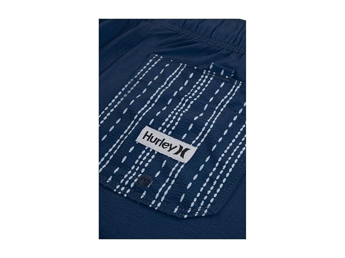 Hurley Kids Panel Seersucker Pull-On Swim Trunks (Big Kid) - Image 4
