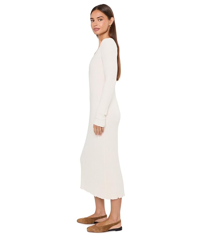 Barefoot Dreams Cozychic Ultra Lite® Petal Edge Rib Midi Dress - Image 3