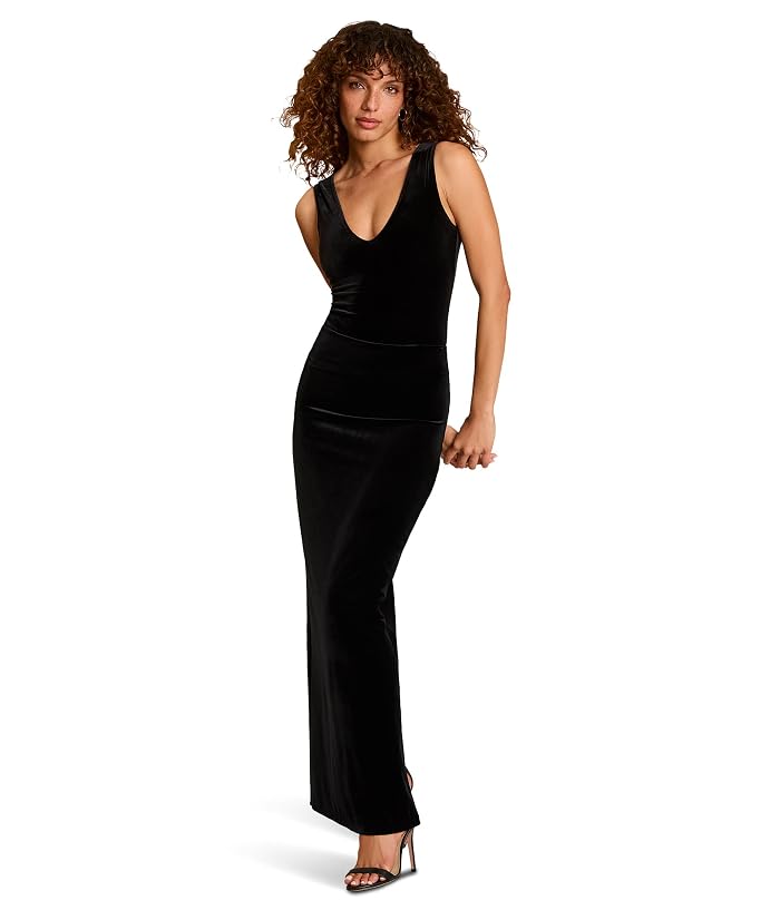 Commando Velvet Maxi Column Skirt