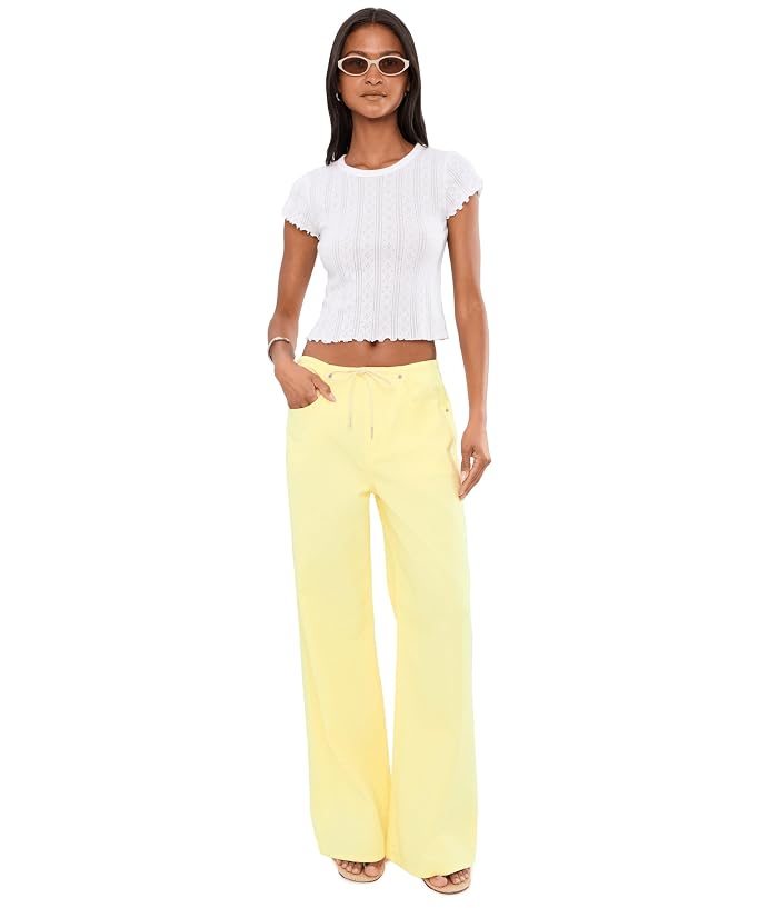 DAZE Madison Mid-Rise Wide Leg in Sunny - Image 2