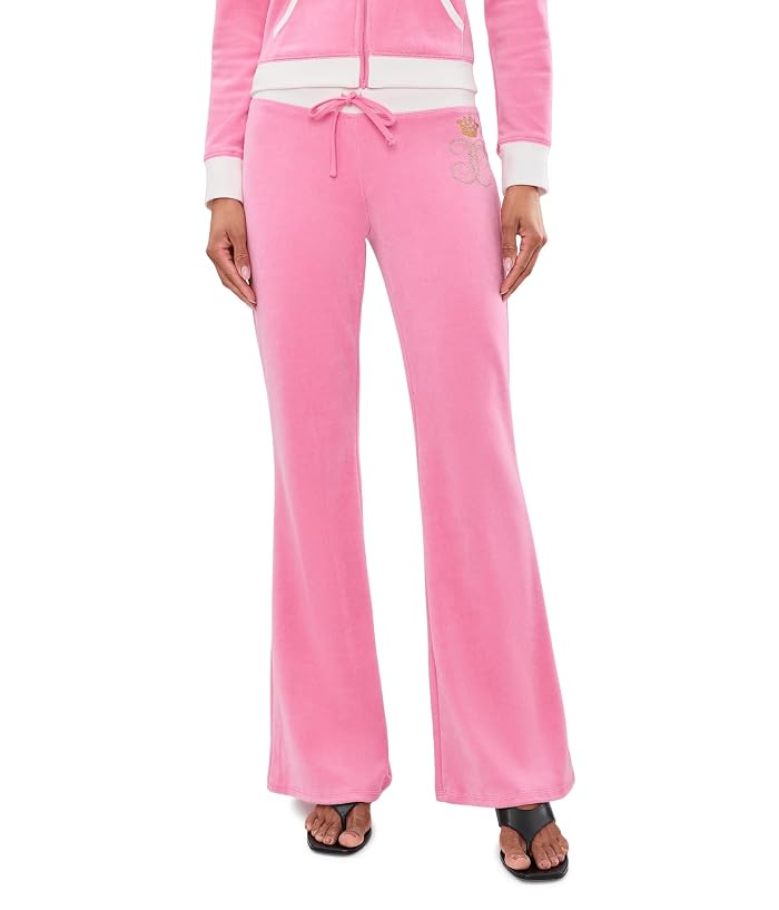 Juicy Couture Heritage Low Rise Snap Pocket Track Pants