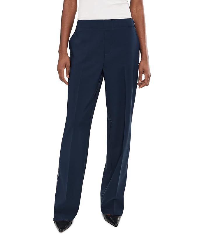 NIC+ZOE 31" Lenox Wide Leg Accent Stitch Pants