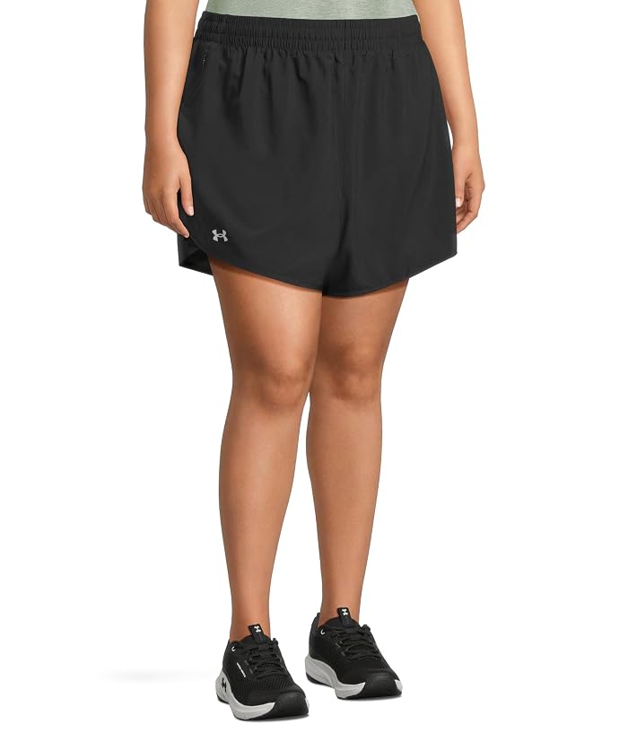 Under Armour Plus Size Fly By Shorts - Image 2