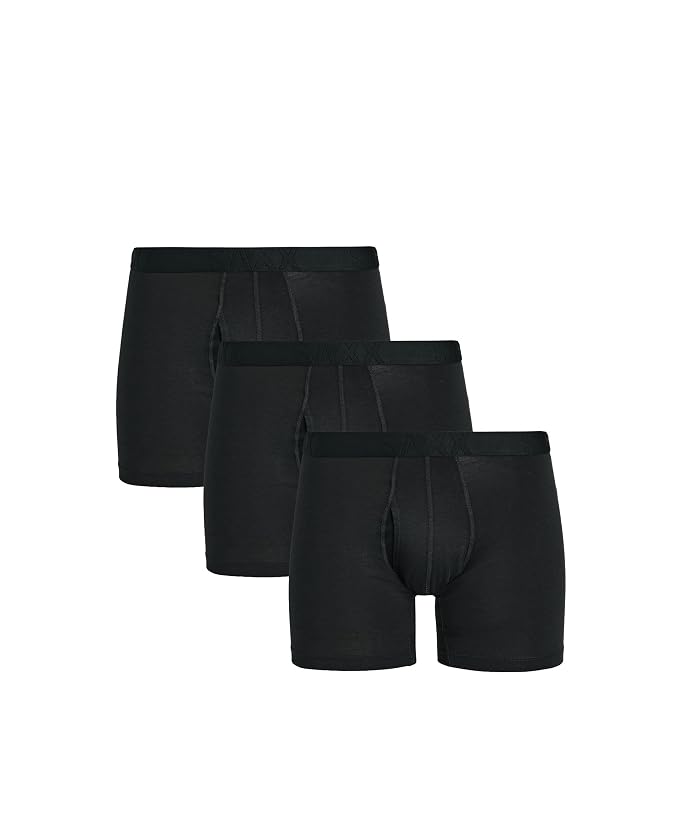 SAXX UNDERWEAR Droptemp Cooling Cotton Boxer Brief Fly 3-Pack - Image 4