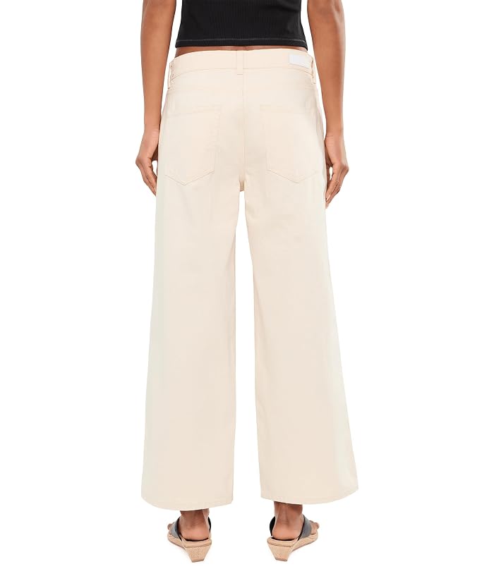 AG Jeans Saige Mid-Rise Wide Leg Crop in Fresh Air - Image 4