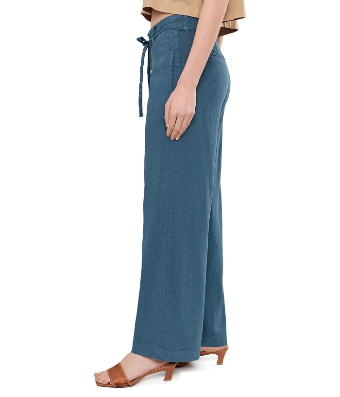 KUT from the Kloth Meg - Linen Wide Leg Pants with Seam Pocket - Image 3
