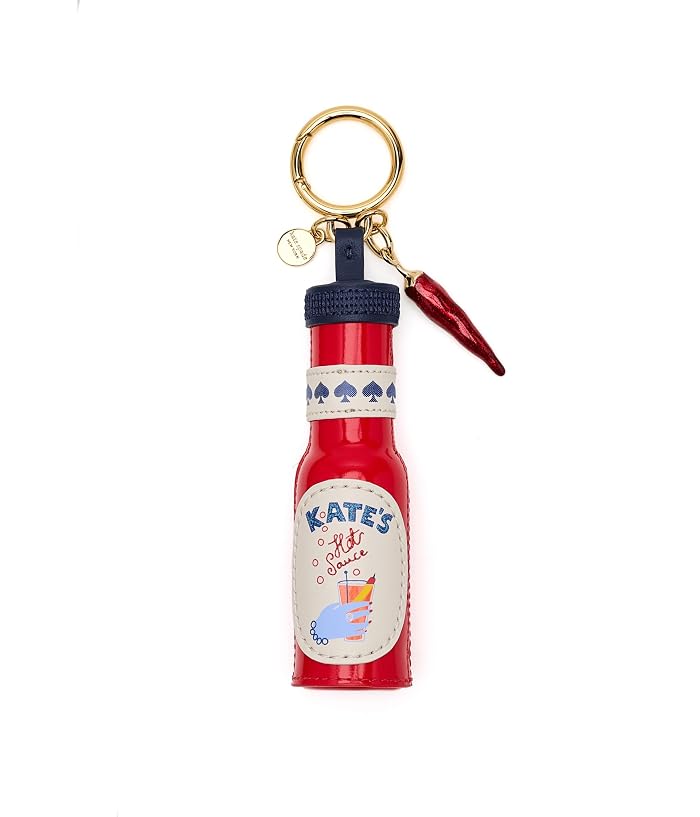 Kate Spade New York Charmed Embellished Pu Hot Sauce Bag Charm