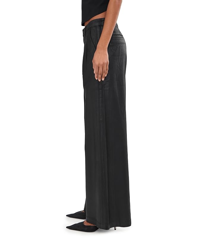 AG Jeans Dorine Mid Rise Pleated Palazzo - Image 3
