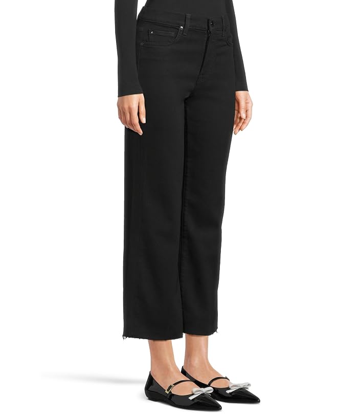 7 For All Mankind Cropped Alexa Jeans in Black - Image 2