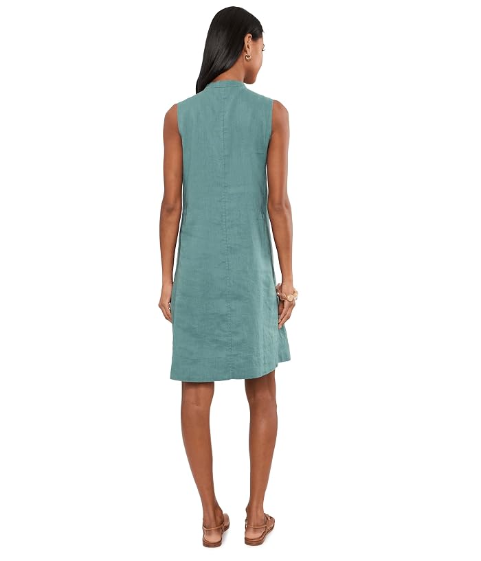 Eileen Fisher Organic Linen Knee Length Dress - Image 4