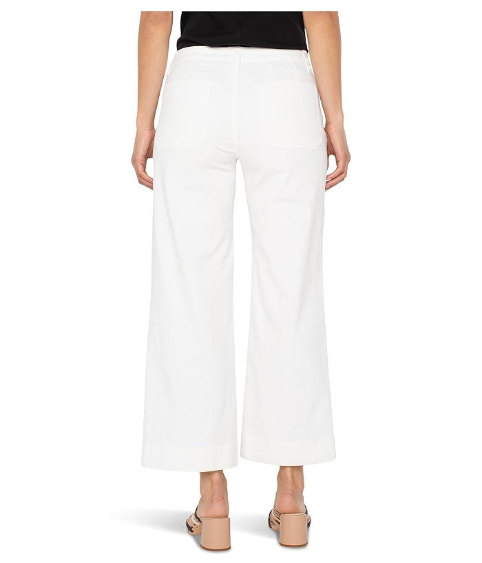 Liverpool Los Angeles Mid-rise Corduroy Crop Wide Leg W/ Patch Pockets - Image 2