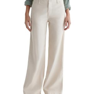 AG Jeans Laurent Mid-Rise Utility Wide Leg Pants