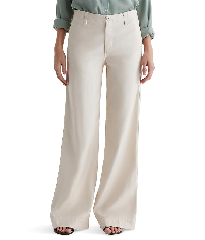 AG Jeans Laurent Mid-Rise Utility Wide Leg Pants