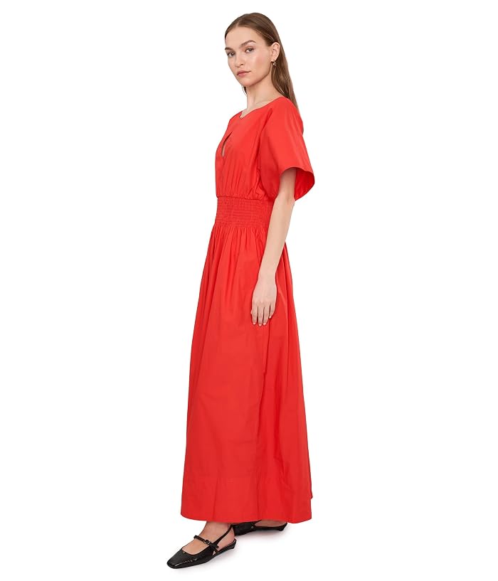 Faherty Coastal Poplin Elia Smocked Dress - Image 3